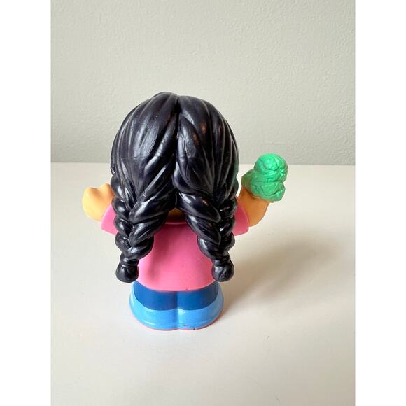 Fisher-Price Ice Cream Truck Girl Black Hair Holding Cone Mattel 2018 - Picture 2 of 3